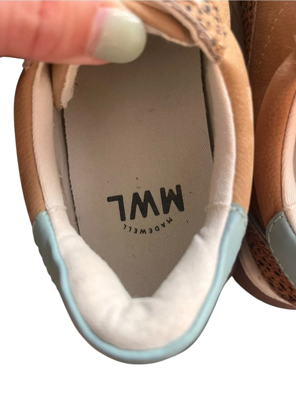 Madewell MWL Calf Hair Cheetah Print Chunky Sneakers Women’s 8.5